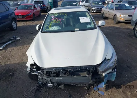 2021 Infiniti Q50 Luxe Awd z USA, uszkodzony, nr VIN JN1EV7BR8MM752221